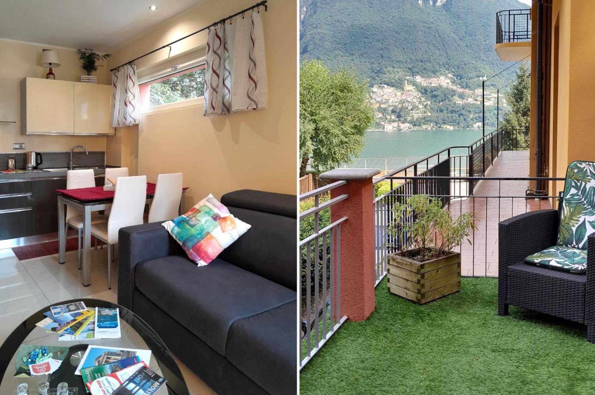 La Casina Appartement Laglio Buitenkant foto