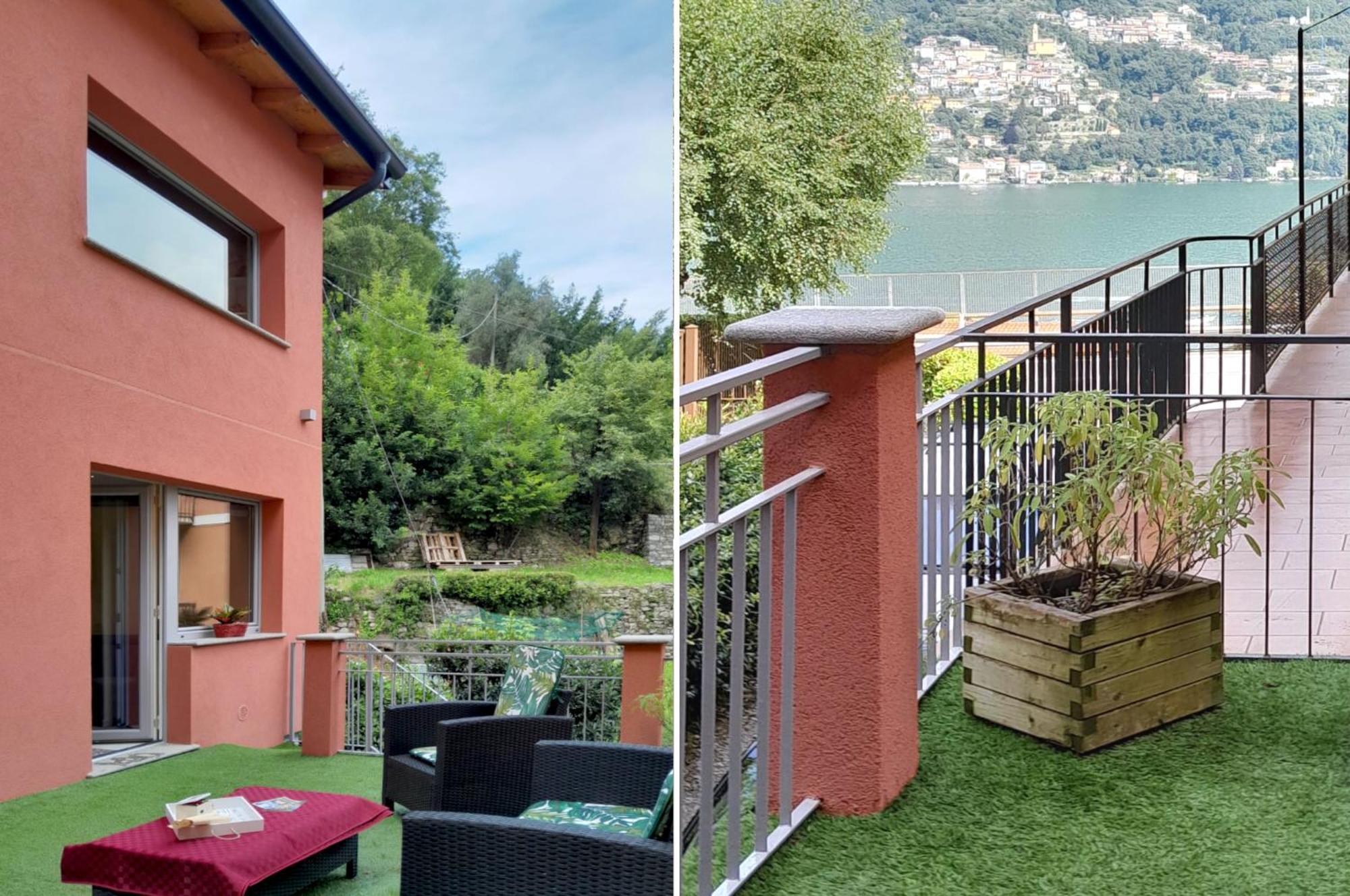 La Casina Appartement Laglio Buitenkant foto